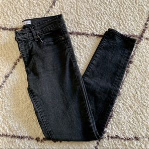 Loft💕 Black wash denim skinny jeans